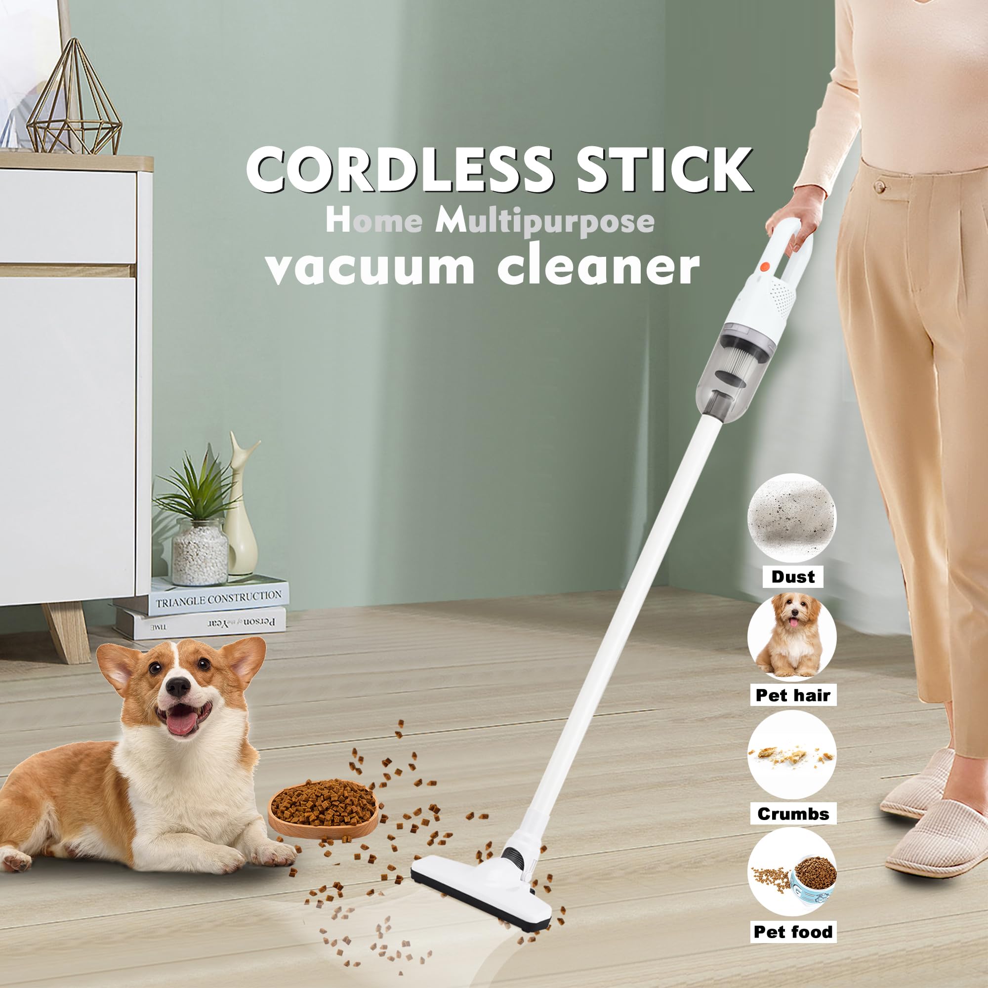 SIPPON floor brush with 180 degree rotation enables precise corner cleaning.
