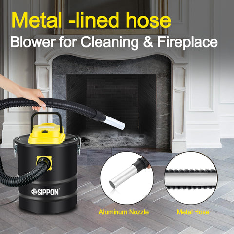 SIPPON pellet stove vacuum nozzle reaches tight corners