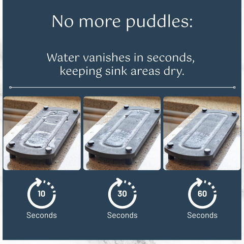 Siren Stone caddy promotes 360° airflow for faster drying.