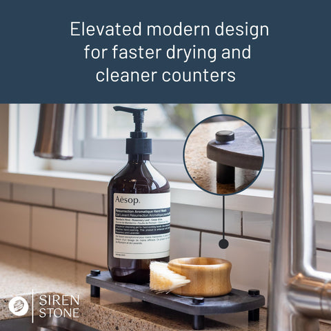 Siren Stone uses natural diatomaceous earth and recycled paper materials.