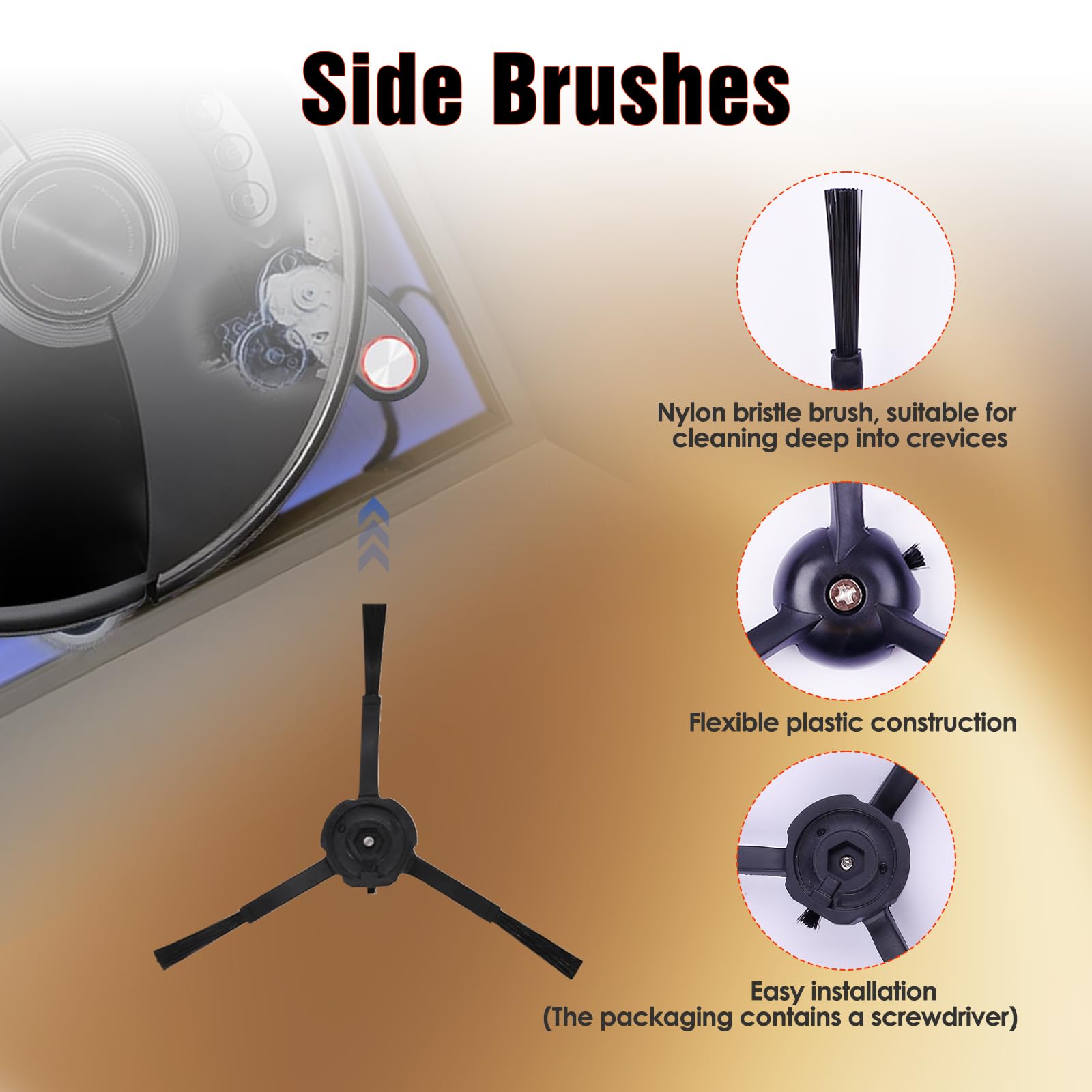 Siryele S8 MaxV Ultra cleaning brush aids maintenance