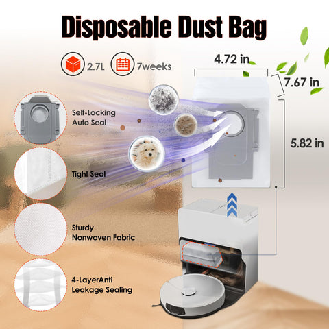 Siryele S8 MaxV Ultra scent tablet keeps the vacuum smelling fresh