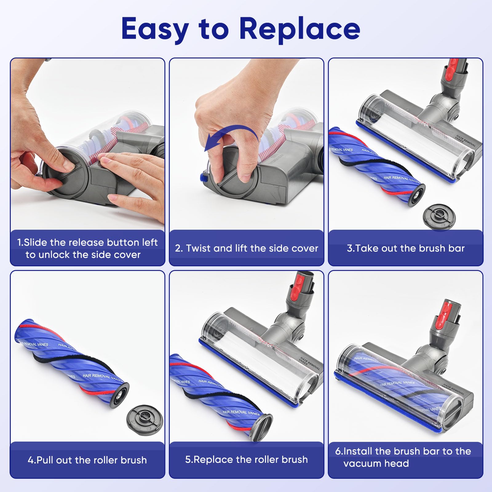 Siseayu 43 blades anti-tangle design keeps suction uninterrupted