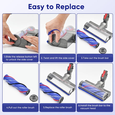 Siseayu 43 blades anti-tangle design keeps suction uninterrupted