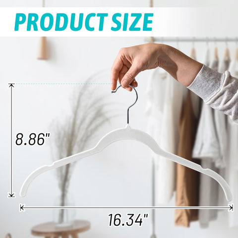 Sishynio notched shoulders prevent slipping and protect garment shapes.