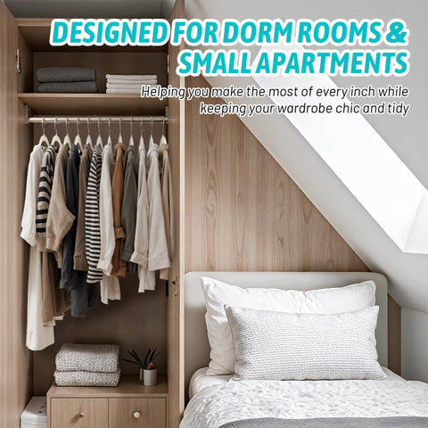 Sishynio premium velvet hanger set 30 keeps wardrobe neat.