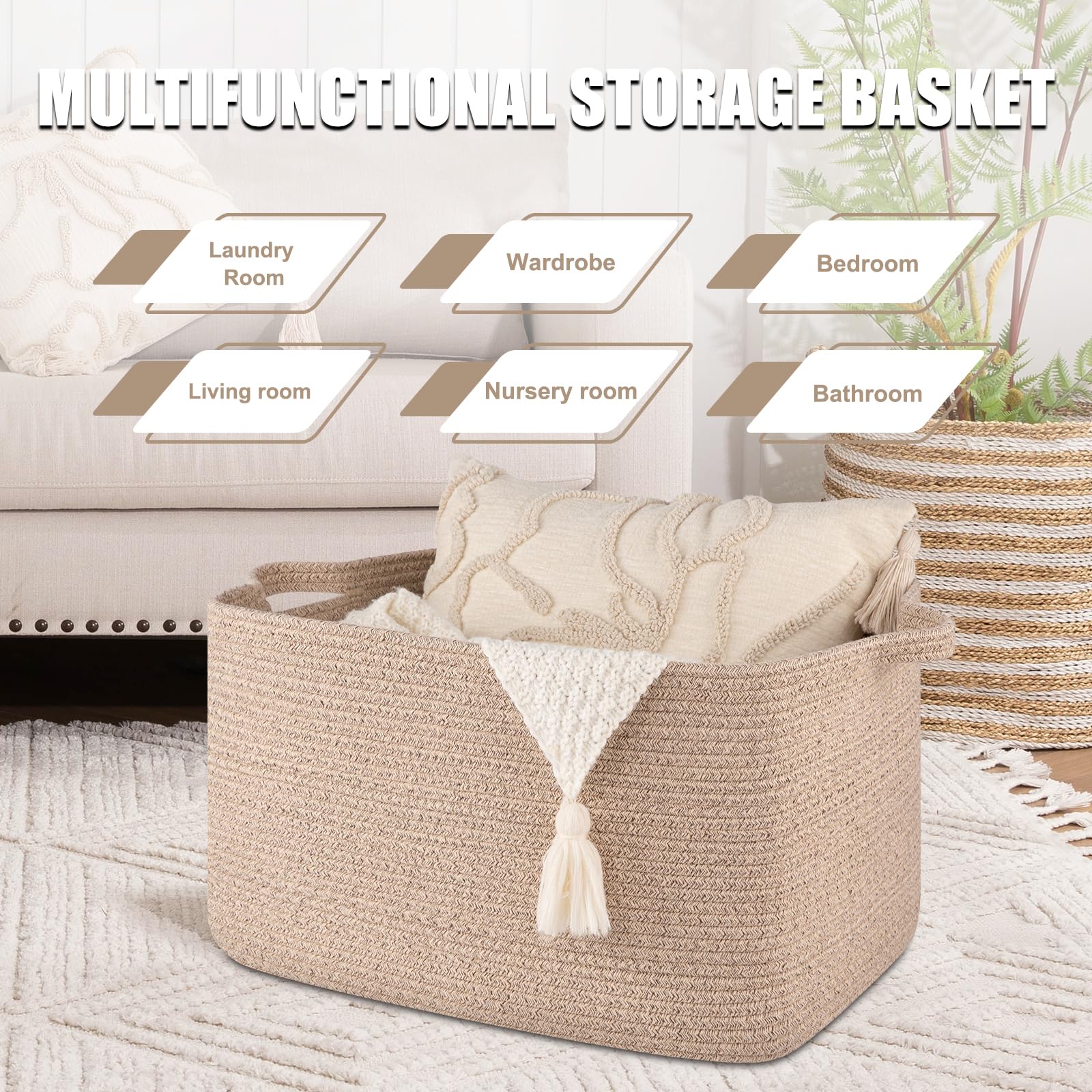 SIXDOVE reinforced-handles enable easy lifting and moving