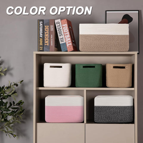 SIXDOVE basket helps organize clothes in a wardrobe.