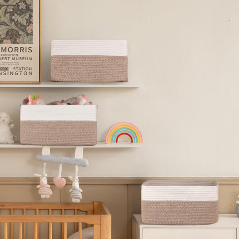 SIXDOVE basket stored under the bed for slim storage.