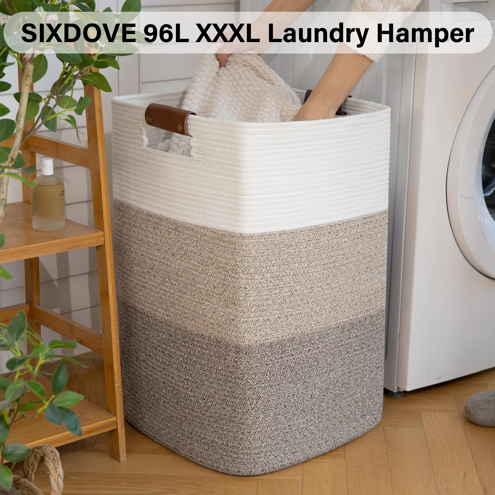SixDove cotton rope material closeup highlights safe, odorless fabric for kids.