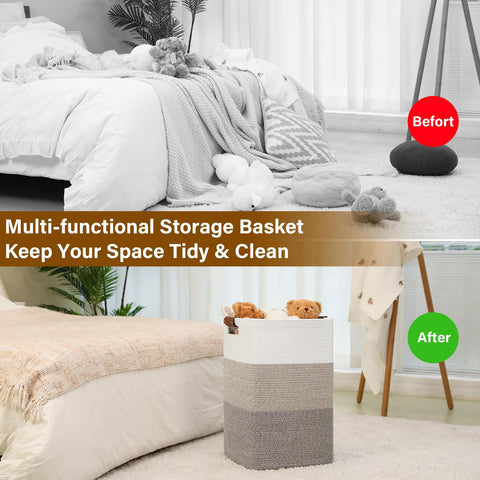 SixDove decor-friendly storage supports practical laundry and toy organization.