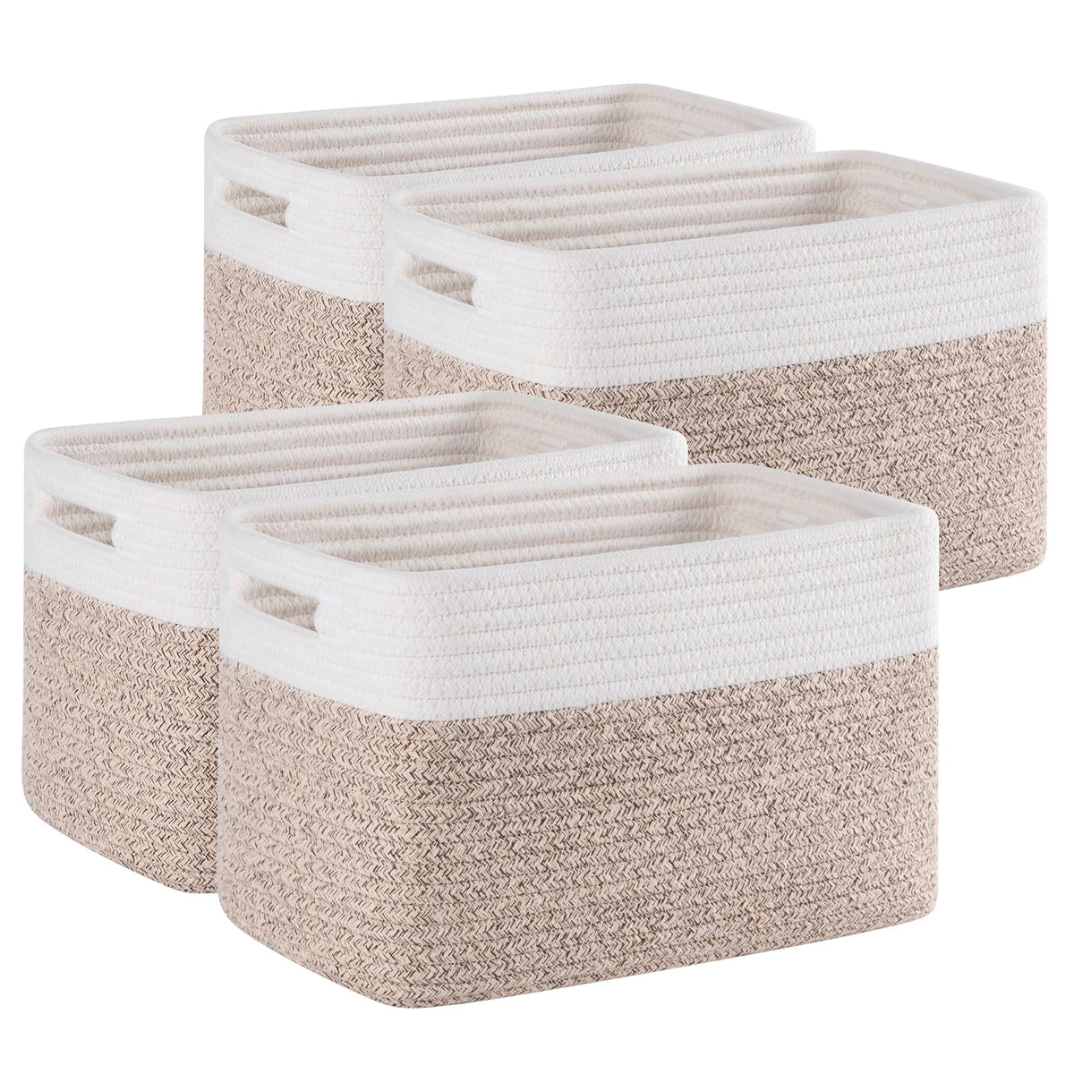 SixDOVE storage basket on a shelf for toy and book organization.