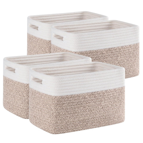 SixDOVE storage basket on a shelf for toy and book organization.