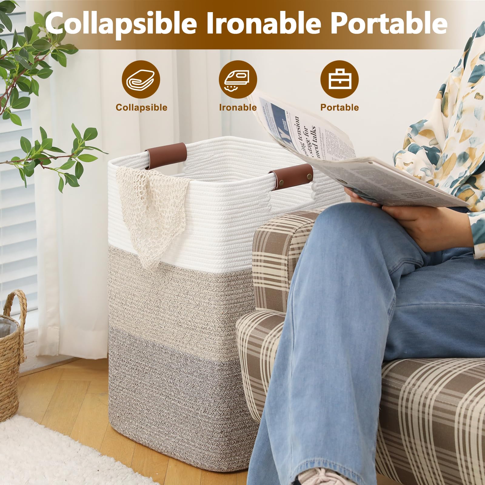 SixDove versatile storage for blankets, pillows, and clothes keeps spaces tidy.