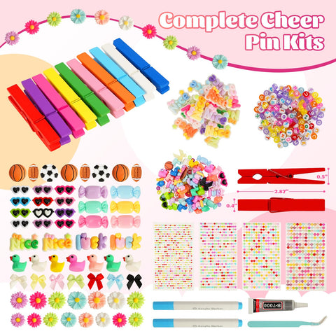 Skdtazrz mini bow decorations add vibrant flair to pins.