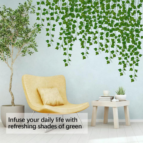 SKHYVQW fake vines on garden wall for outdoor spaces