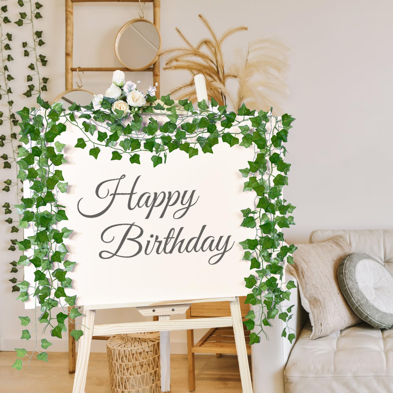 SKHYVQW fake vines for wedding or party decor ideas