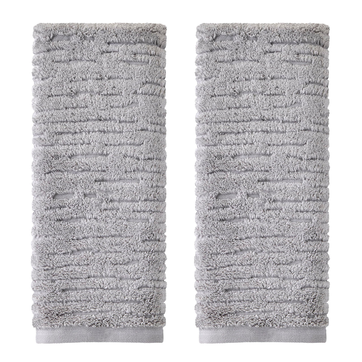 SKL Home CloudSoft hand towel gray with plush feel and quick-drying performance