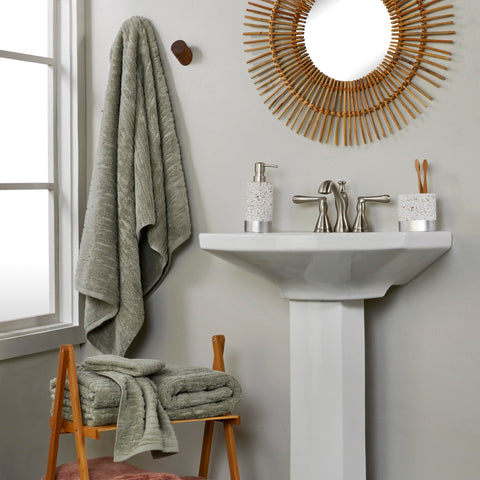 SKL Home CloudSoft hand towel sage spa-like softness for everyday rituals