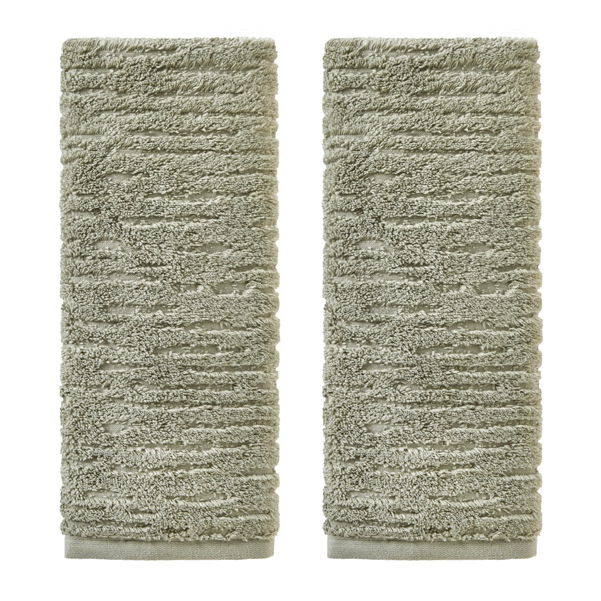 SKL Home CloudSoft hand towel sage texture close-up highlights premium loft