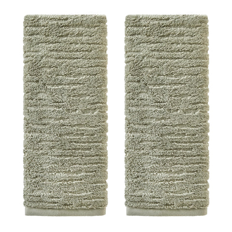 SKL Home CloudSoft hand towel sage texture close-up highlights premium loft