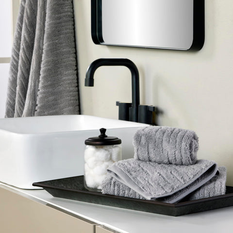 SKL Home CloudSoft zero-twist yarn towel for premium loft and durability