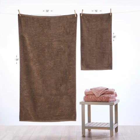 Double-stitched hems on CloudSoft hand towels for added strength