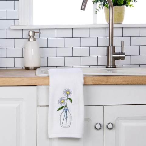 SKL Home 100 percent cotton velour towels for bath or kitchen use.