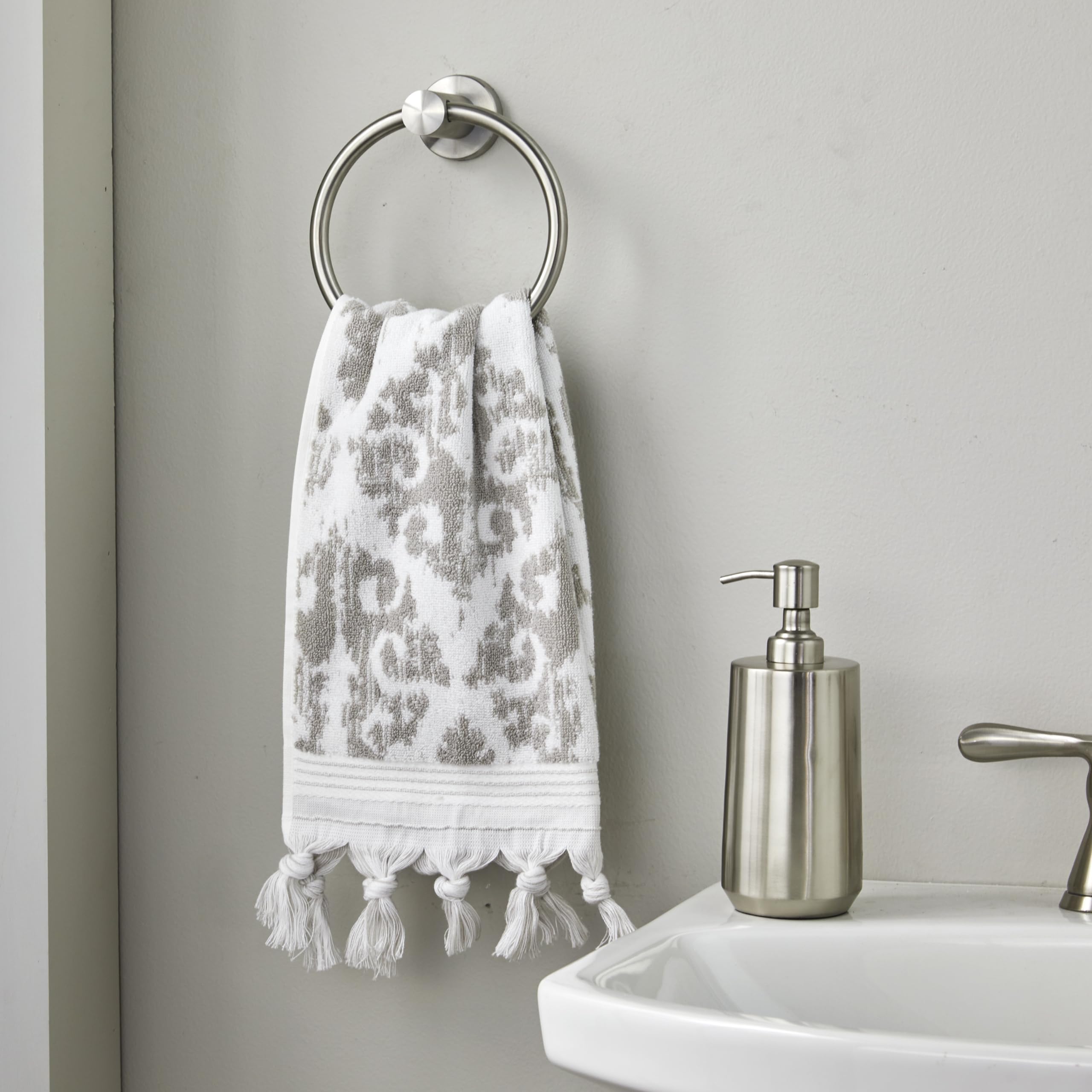 SKL Home Mirage Fringe tassels close-up highlighting hand-knotted detail