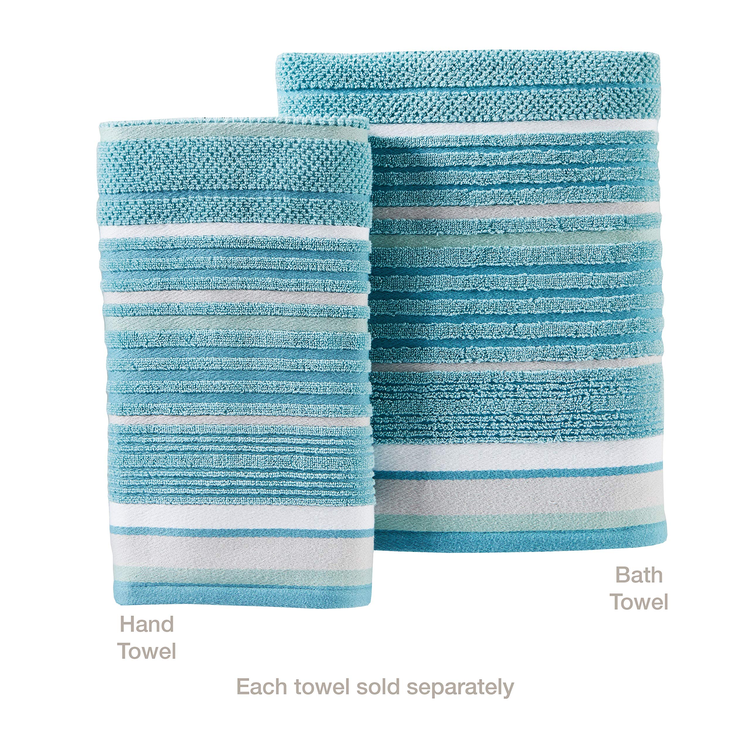 Close-up of 100% cotton construction for softness and absorbency.