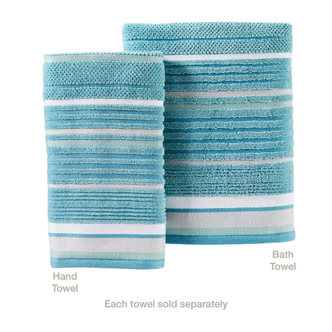 Close-up of 100% cotton construction for softness and absorbency.