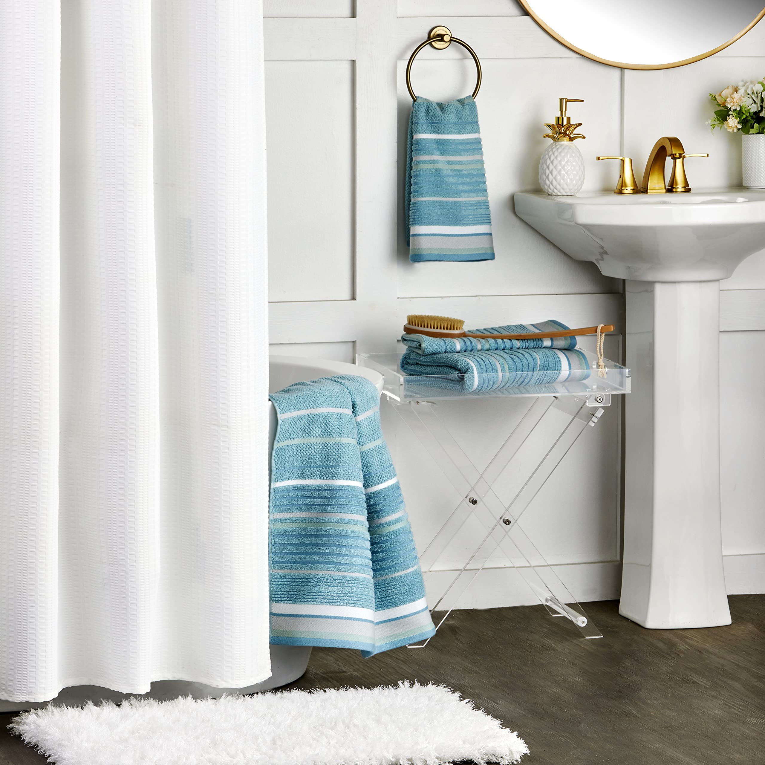 Machine washable care for everyday practicality and color retention.