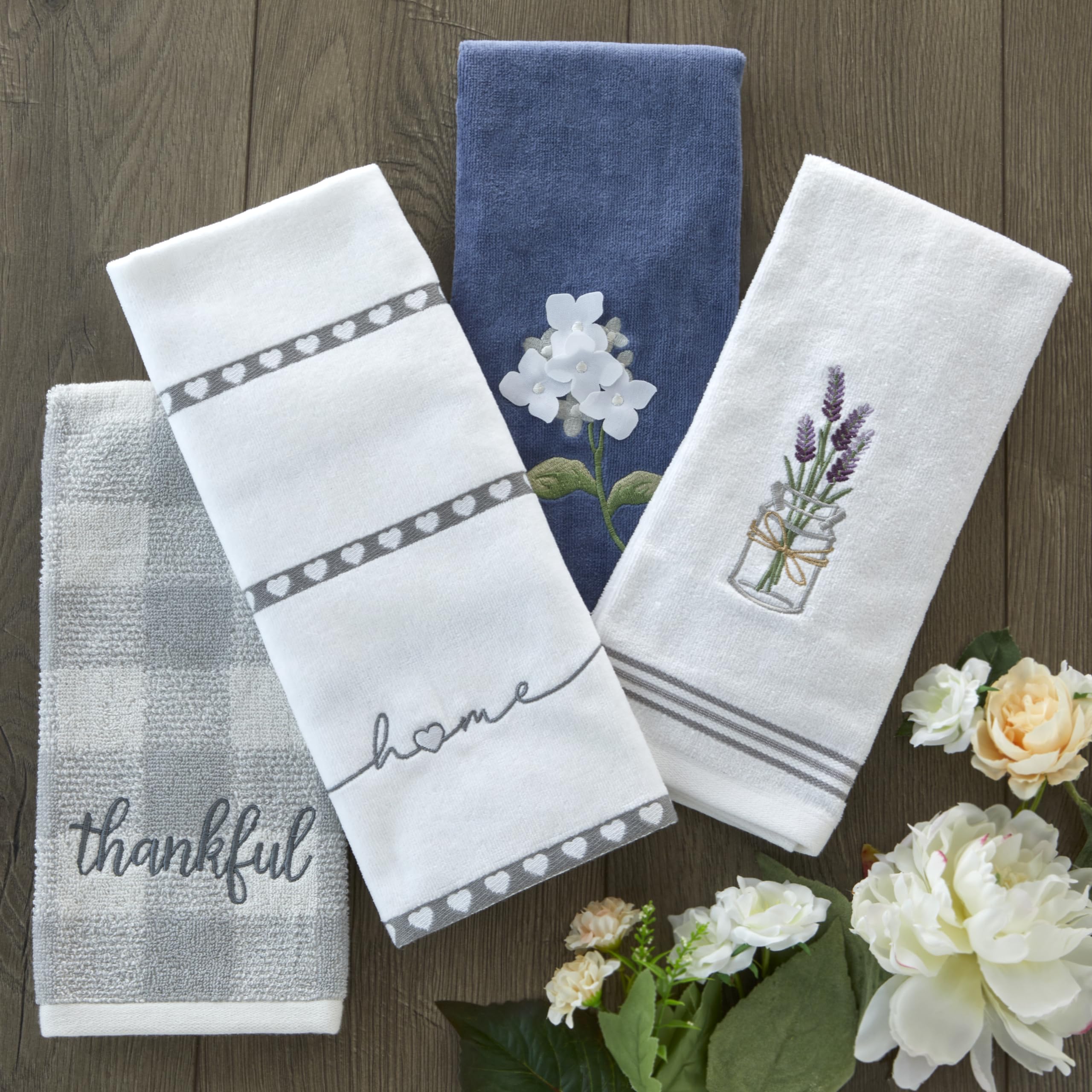 SKL Home soft cotton velour texture showcases plush comfort for any room.