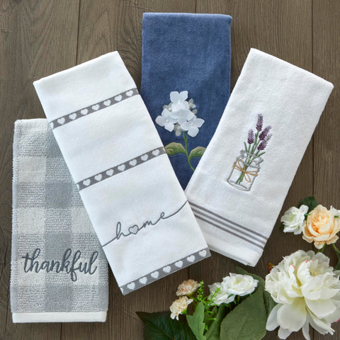 SKL Home soft cotton velour texture showcases plush comfort for any room.