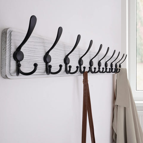 SKOLOO entryway setup displaying organized coats and accessories