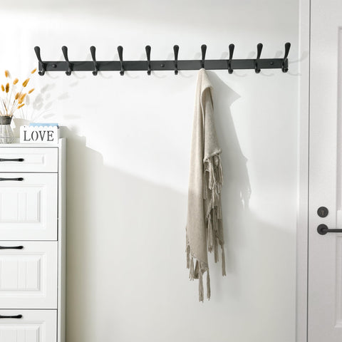 Side-profile view highlights curved ends protecting belongings