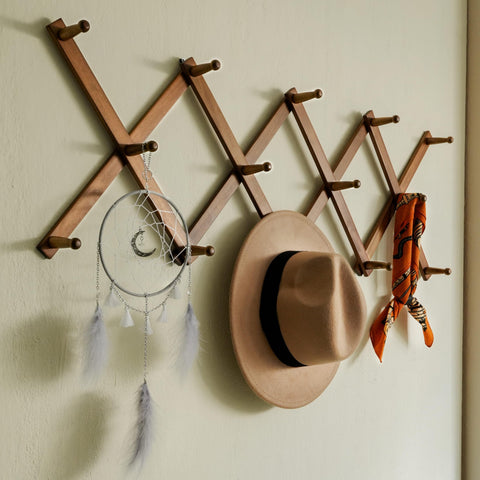 SKOLOO long pegs provide space between items like hats and mugs