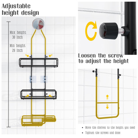 Skyapex extendable length 28-38in keeps tall bottles upright and reachable