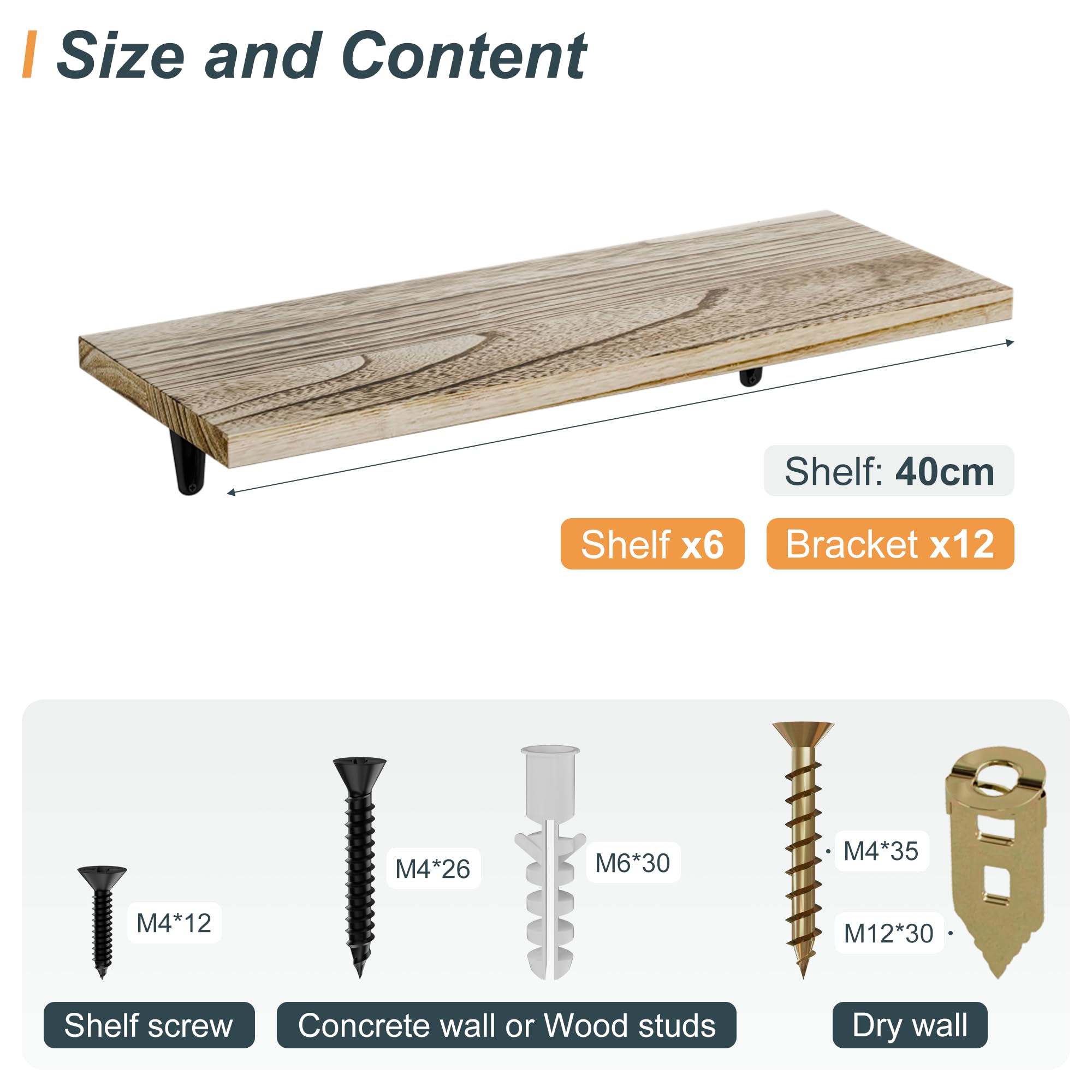 SKYSEN wall shelves in bedroom display towels and photo frames