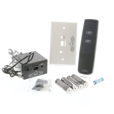 SkyTech 1001-A receiver with wall plate for plug-and-play installation.