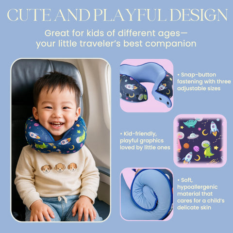 Skytrax Comf dinosaur neck pillow memory foam contour support.