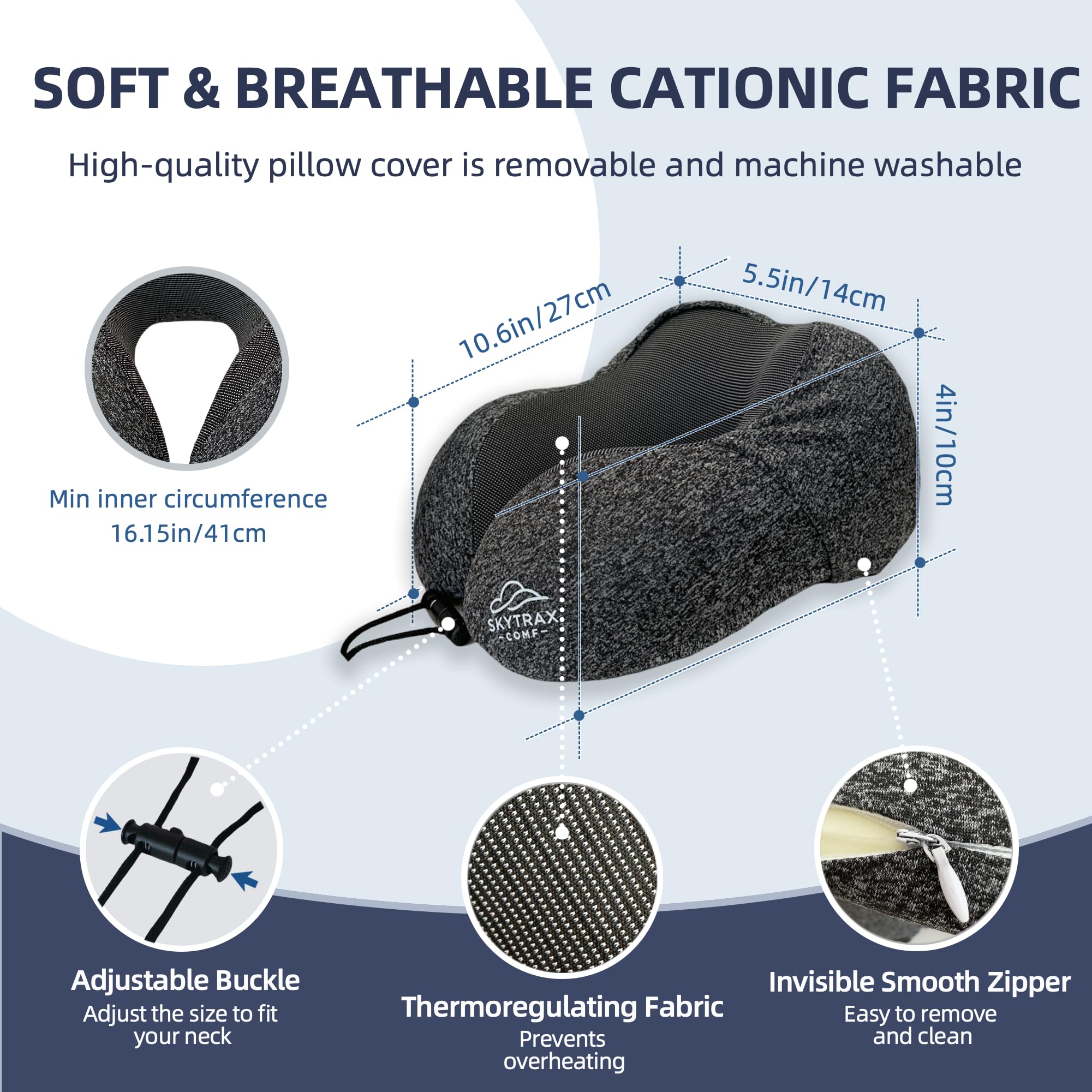 Skytrax Comf ideal for plane, car, or office use