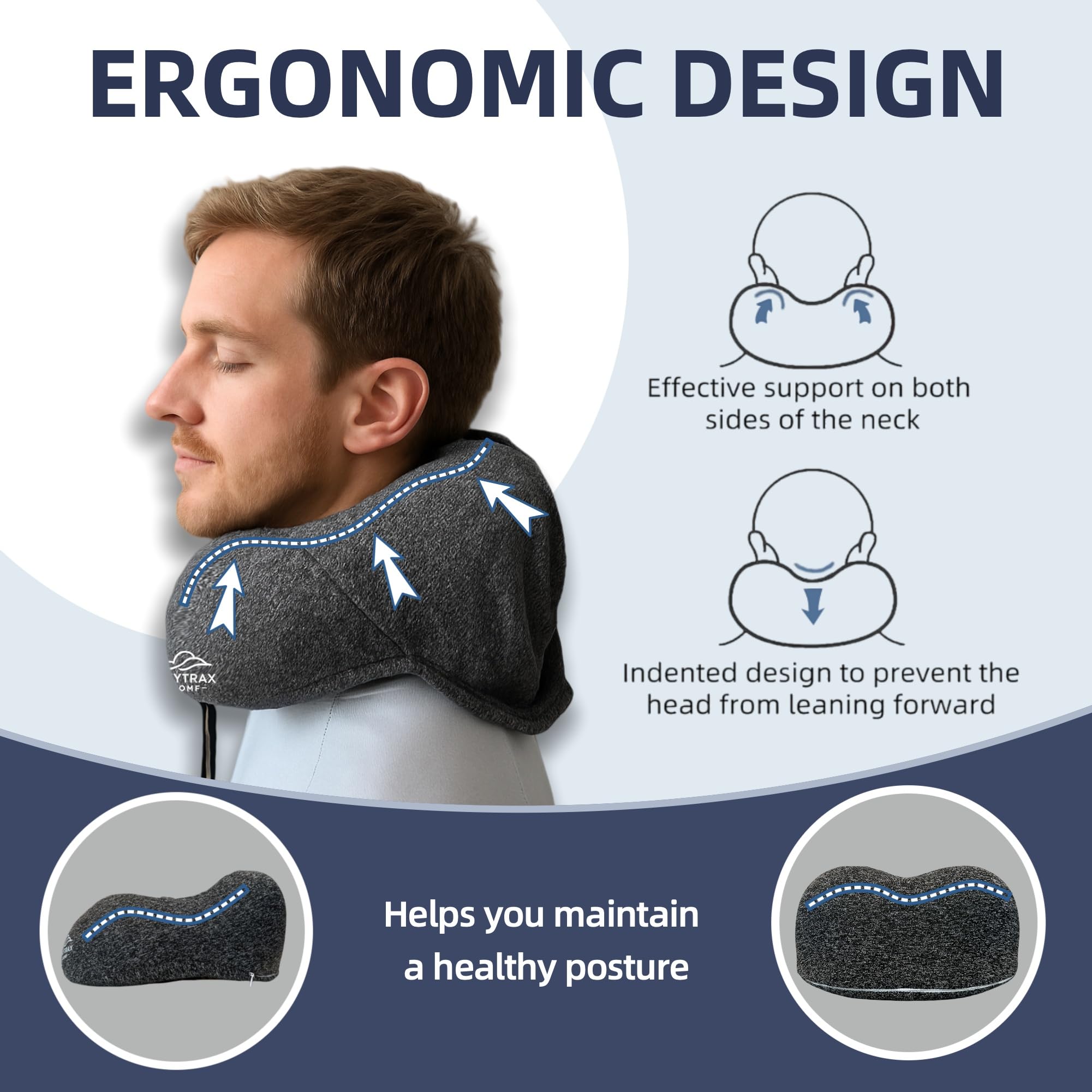 Skytrax Comf removable skin-friendly cover for easy cleaning