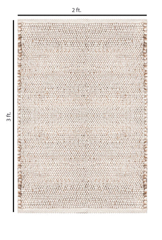 S & L Homes rustic boho living room rug in natural tones for warm styling.