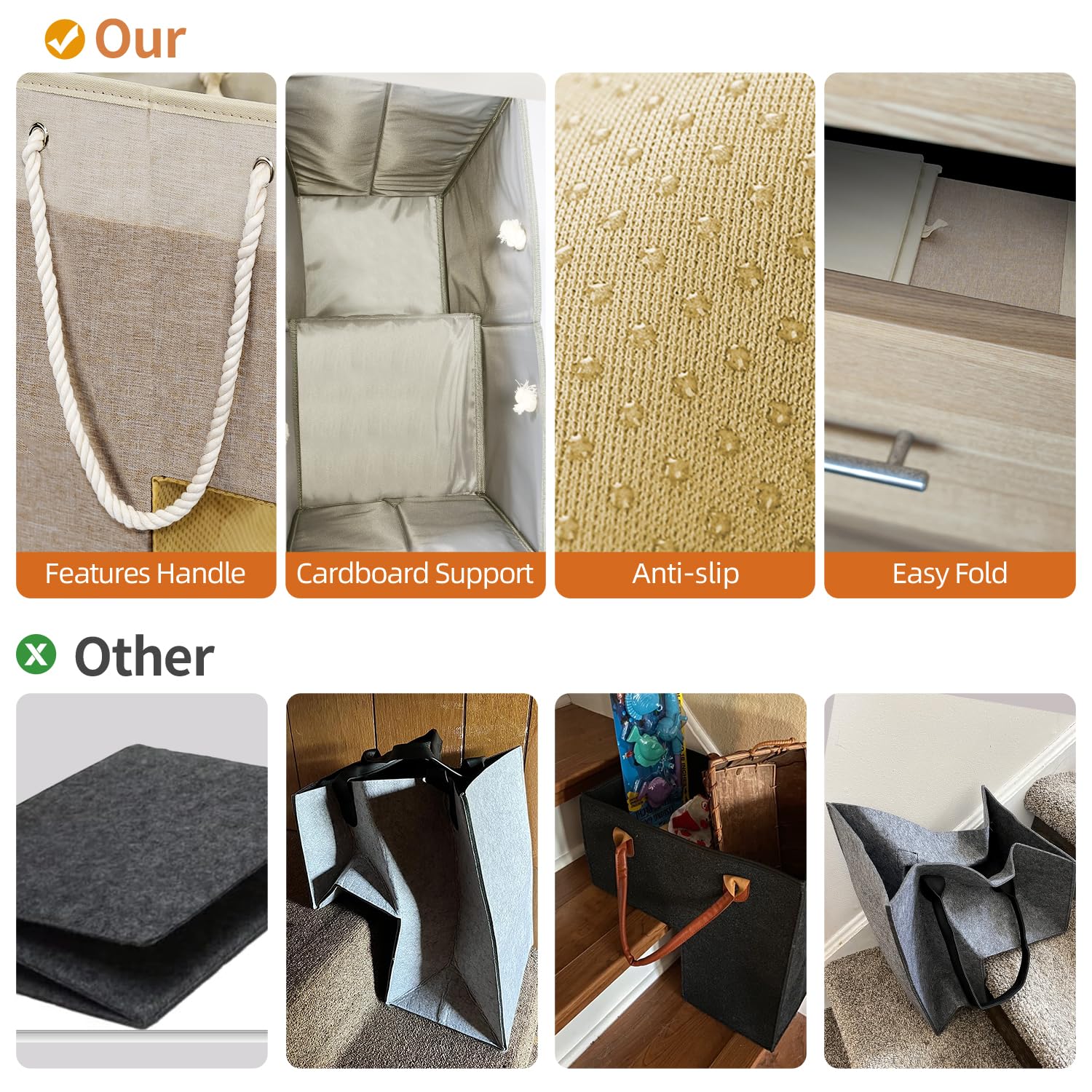 slcinwzdt stair basket foldable design for quick storage when not in use