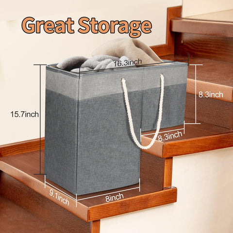 slcinwzdt stair basket folded for compact storage when not in use.