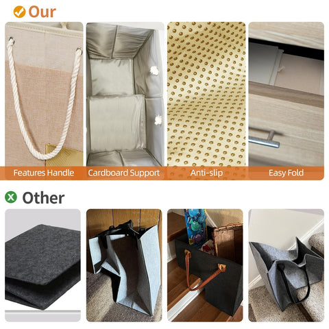 slcinwzdt stair storage basket folds flat for easy storage.