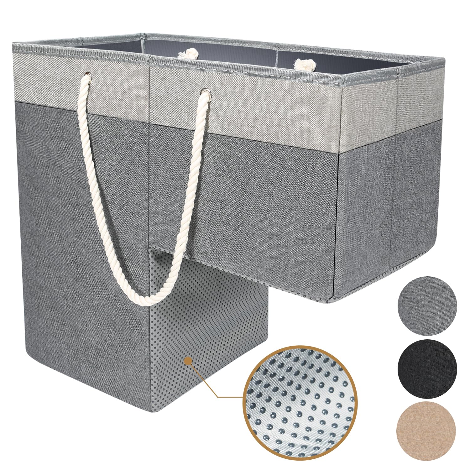 slcinwzdt stair basket with handle on stairs for easy transport and organization.