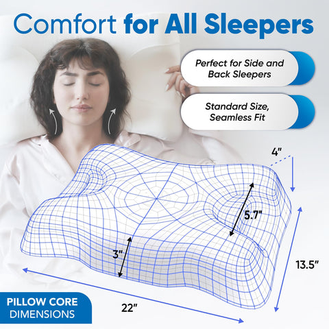 Sleep Sleek Flawless Face Beauty Pillow cheek gap protecting lashes