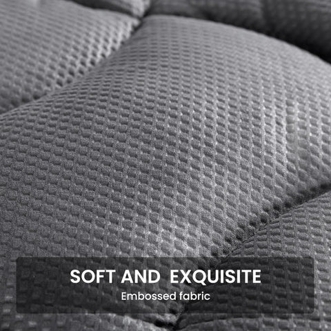 Sleep Zone deep-pocket fit for mattresses 8 to 21 inches, secure and snug.
